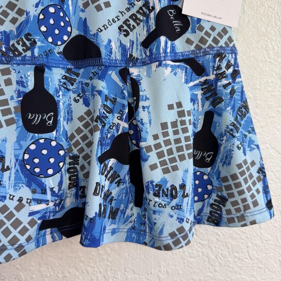 Pickleball Bella Kick Pleat Skort Womens 2 Athletic Tennis Comfort NEW Medium - Picture 6 of 10